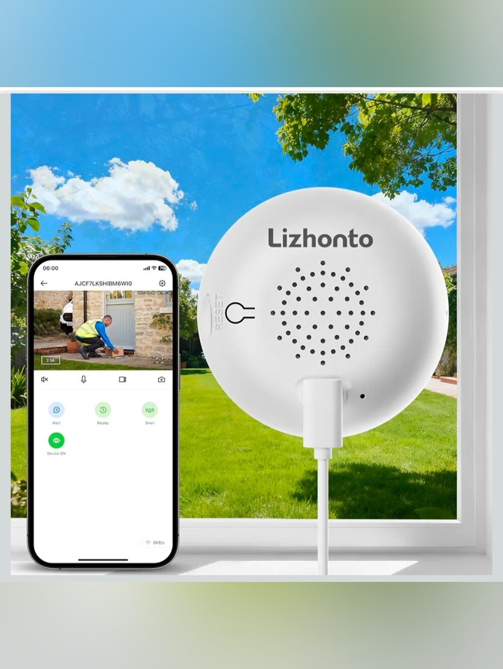Wireless Window Home Security Camera Easy Install